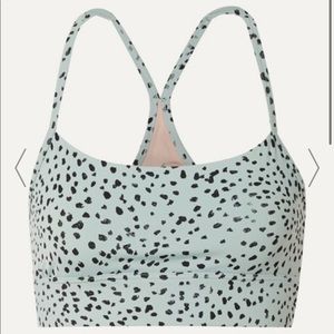 Varley Feliz Bra in Abyss Speckle (light blue)